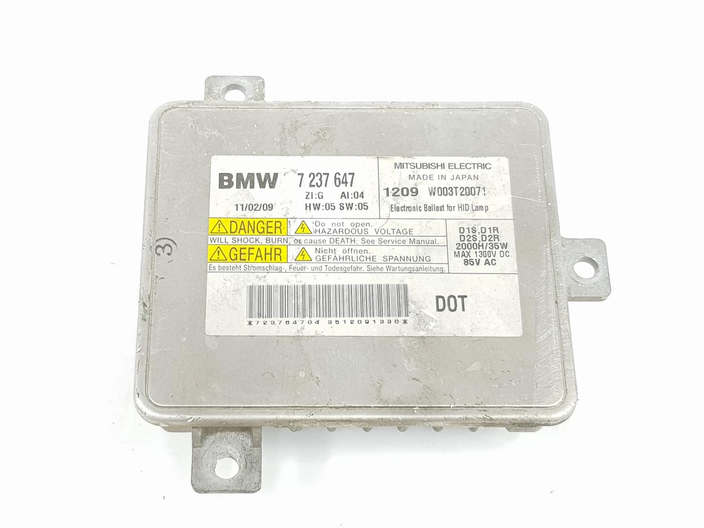 BMW 5 Series F10/F11 (2009-2017) Xenon blokelis 63117237647, 63117237647 24189838