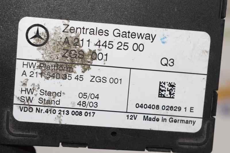 MERCEDES-BENZ E-Class W211/S211 (2002-2009) Gateway блок A2114452500, A2114452500, A2115403545ZGS001 19559009