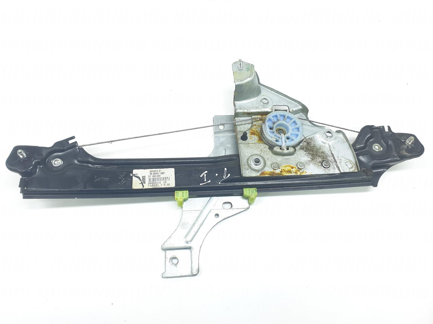 PEUGEOT 508 1 generation (2010-2020) Rear left door window lifter 9686441380, 9223H5 23750905