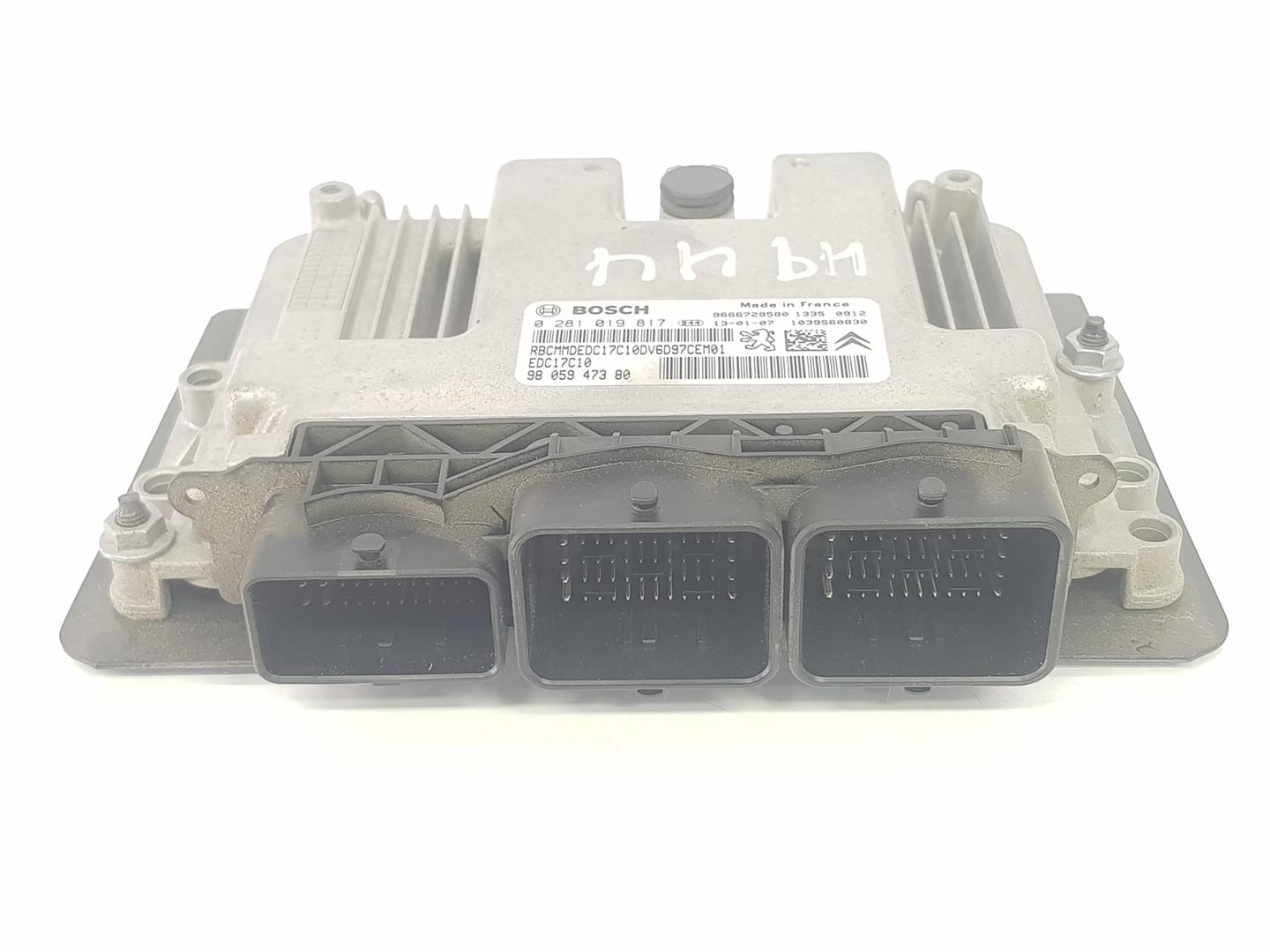 PEUGEOT Partner 2 generation (2008-2023) Variklio kompiuteris 9805947380, 9805947380 24135367