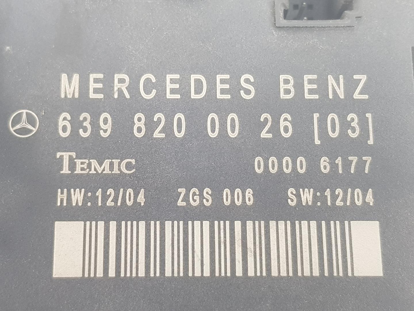 MERCEDES-BENZ Viano W639 (2003-2015) Kiti valdymo blokai A6398200026, A6398200026 24235718