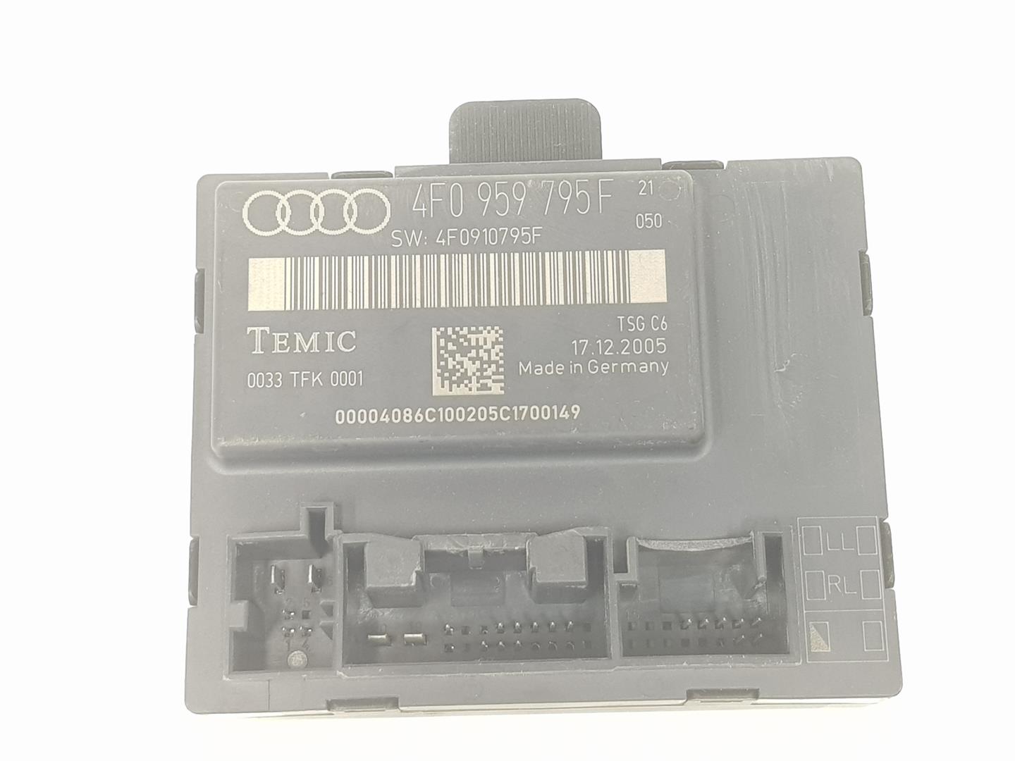 AUDI A6 C6/4F (2004-2011) Citau veidu vadības bloki 4F0959795F, 4F0959795E 23755175