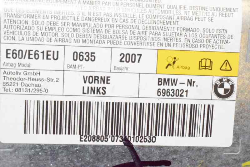 BMW 5 Series E60/E61 (2003-2010) Bal oldali SRS tetőlégzsák 72126963021, 6963021 19585934