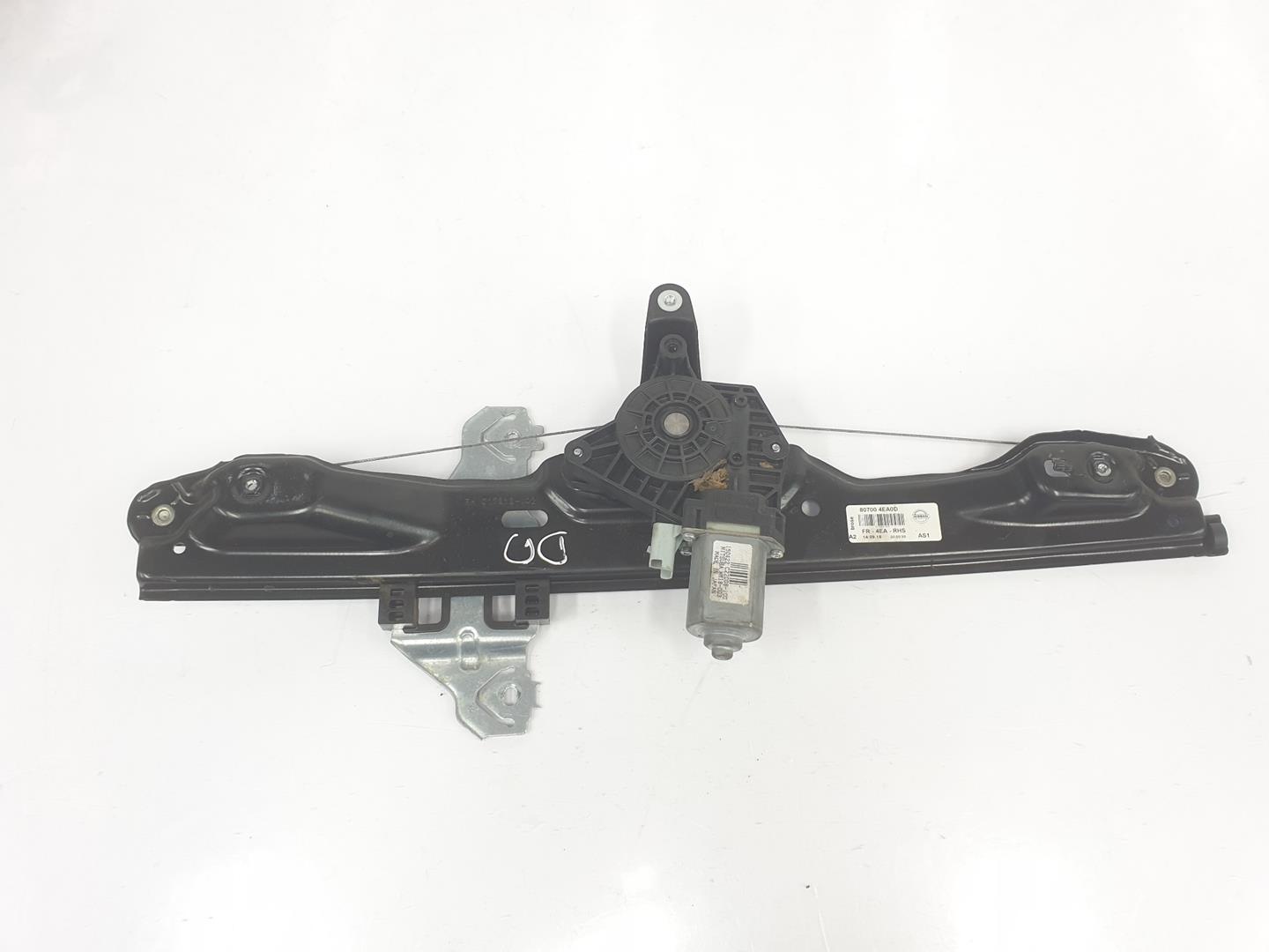 NISSAN Qashqai 2 generation (2013-2023) Front Right Door Window Regulator 807004EA0D 19937145