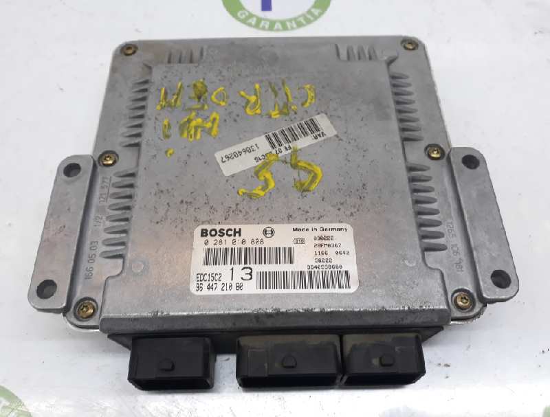 CITROËN C5 1 generation (2001-2008) Engine Control Unit ECU 9644721080, 0281010808, EDC15C2132222DL 19671091