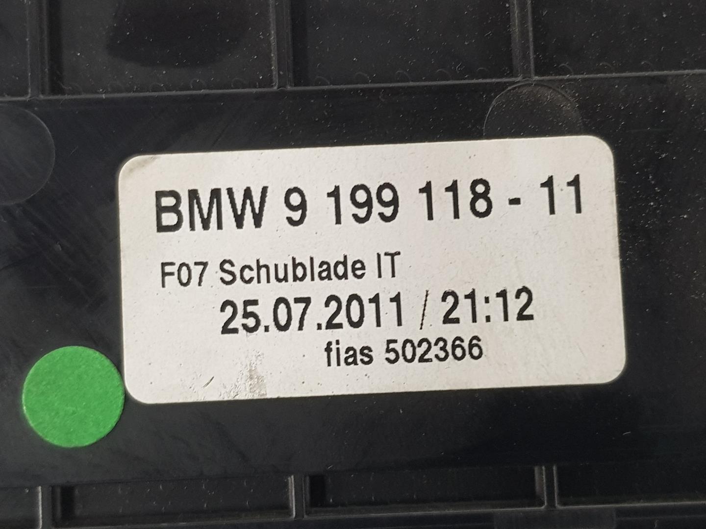 BMW 5 Series Gran Turismo F07 (2010-2017) Daiktadėžė (bardačiokas) 51169199118, 51169199118 24241750