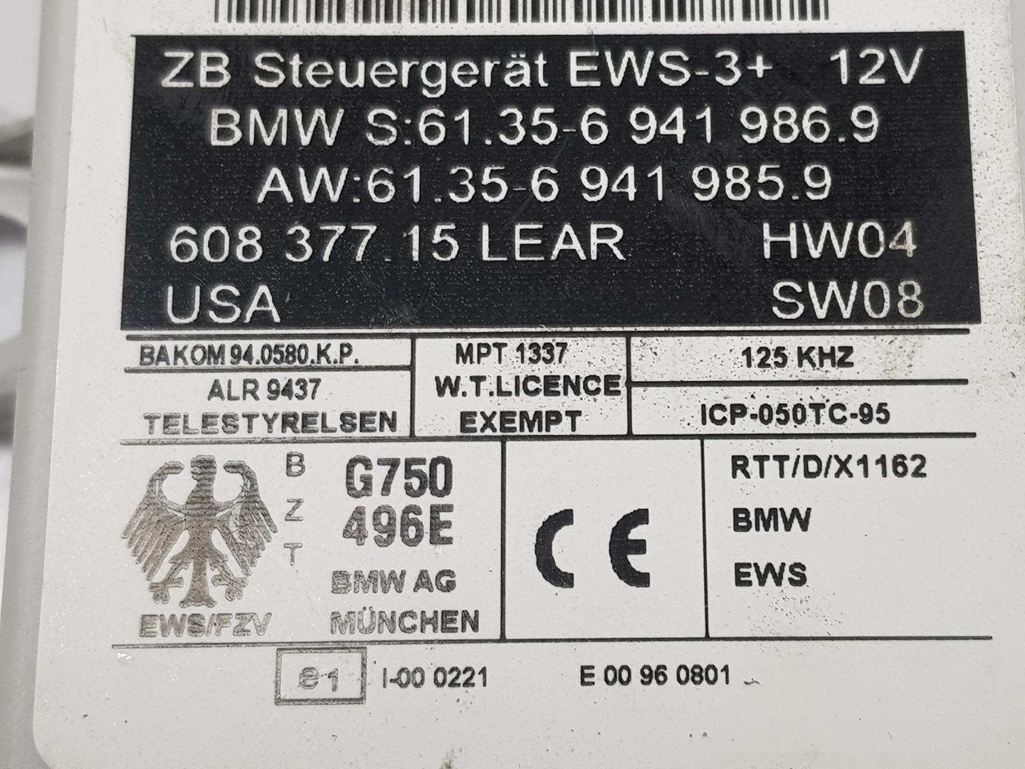 BMW X3 E83 (2003-2010) Andre kontrolenheder 61356941986,61356941986 24235980