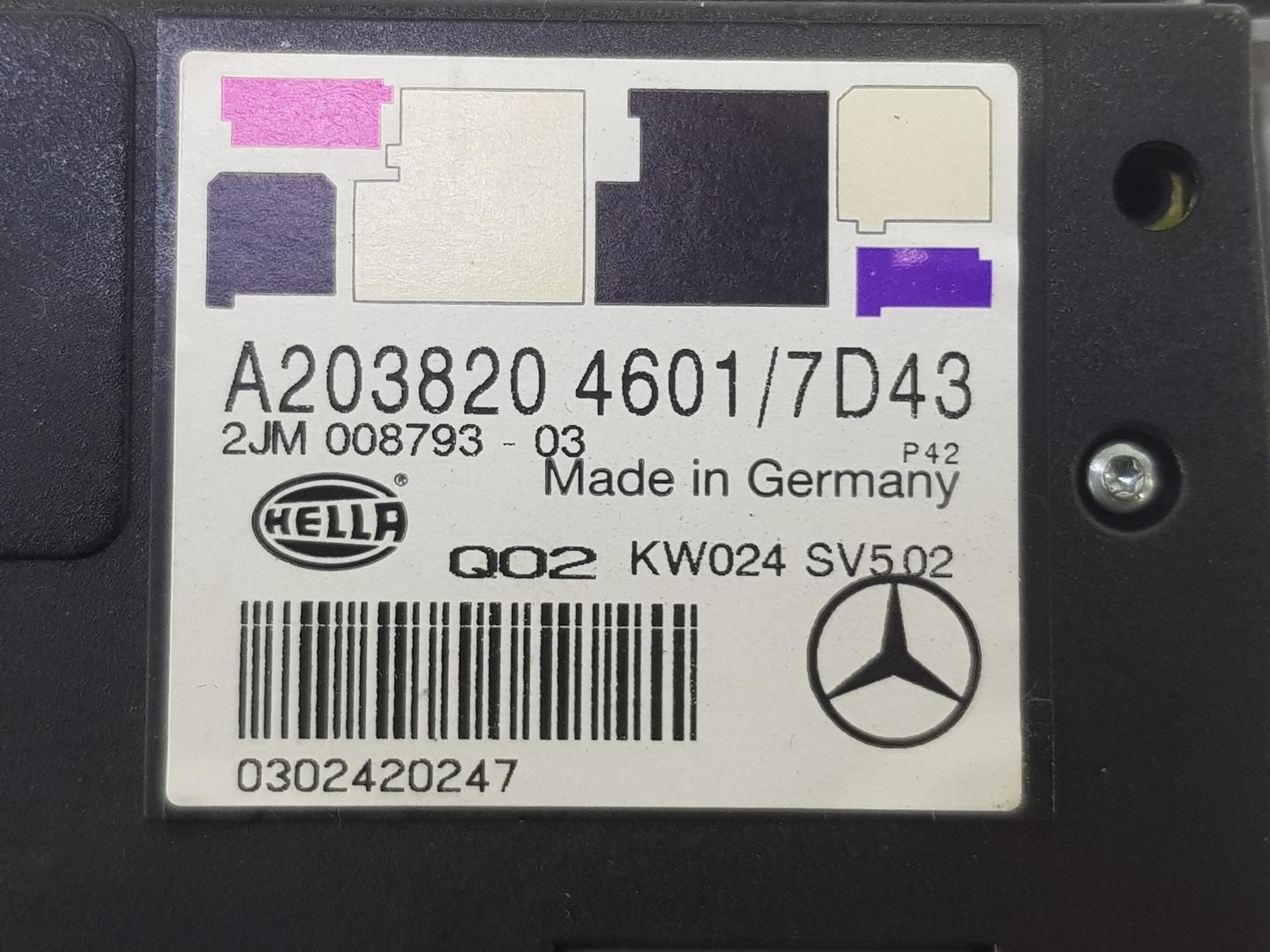 MERCEDES-BENZ C-Class W203/S203/CL203 (2000-2008) Andre interiørdeler A2038204601, A2038204601 19807862