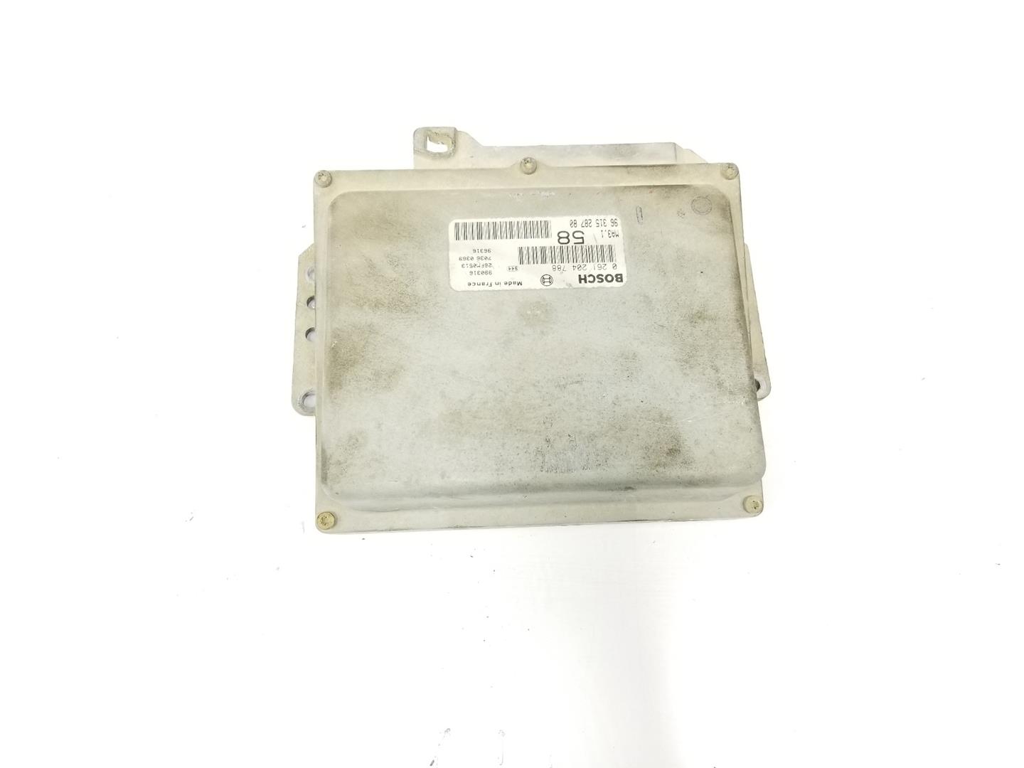 CITROËN Saxo 2 generation (1996-2004) Engine Control Unit ECU 9631528780,0261204788,2222DL 19806610