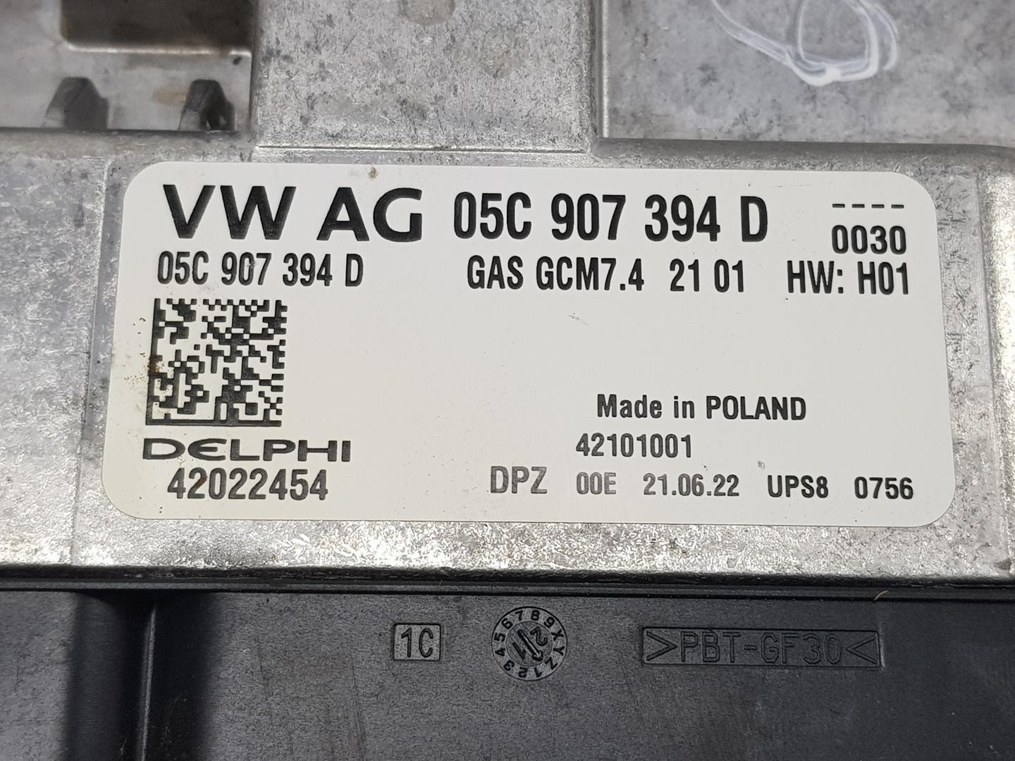 SEAT Ibiza 5 generation (2017-2023) Moottorin ohjausyksikkö ECU 05C907394D,05C907394D 24225811