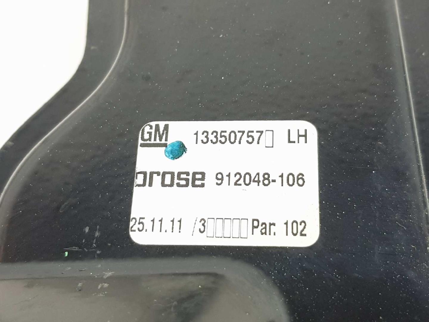 OPEL Astra J (2009-2020) Regulator de geam ușă stânga față 13350757,2222DL 19697122