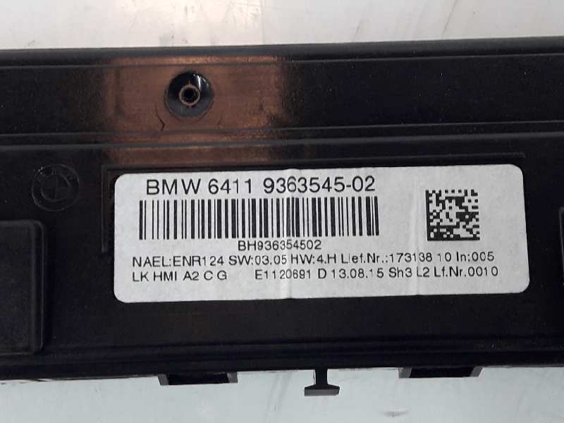 BMW 1 Series F20/F21 (2011-2020) Climate  Control Unit 64119363545,64119363545 19639124