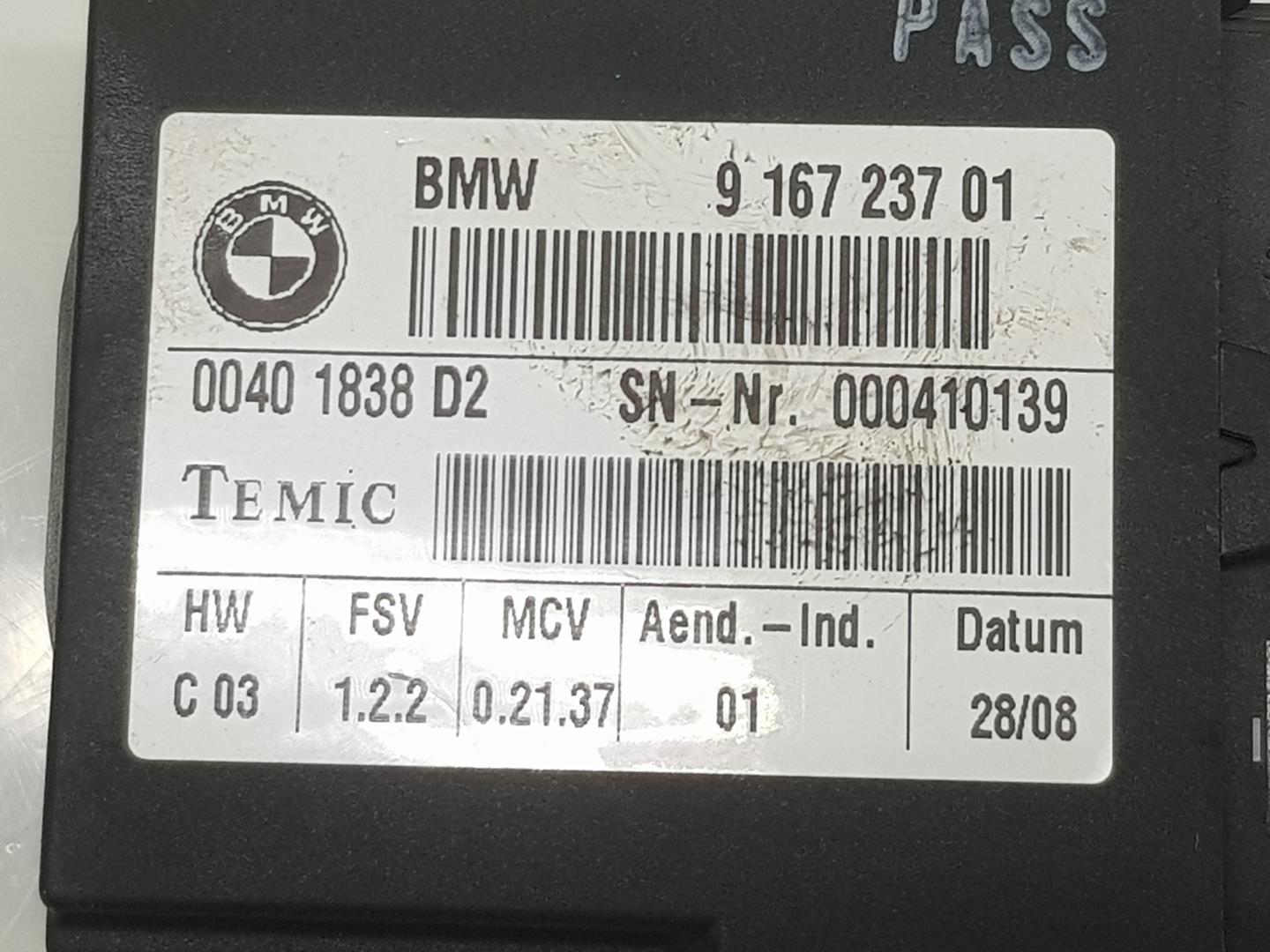 BMW 3 Series E90/E91/E92/E93 (2004-2013) Kiti valdymo blokai 61359167237, 61359216128 19910587