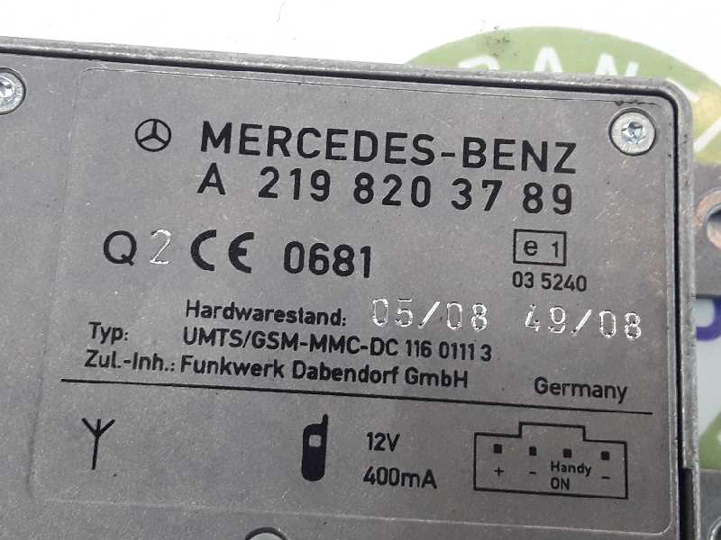 MERCEDES-BENZ S-Class W221 (2005-2013) Підсилювач звуку A2198203789,A2198203789 19651463