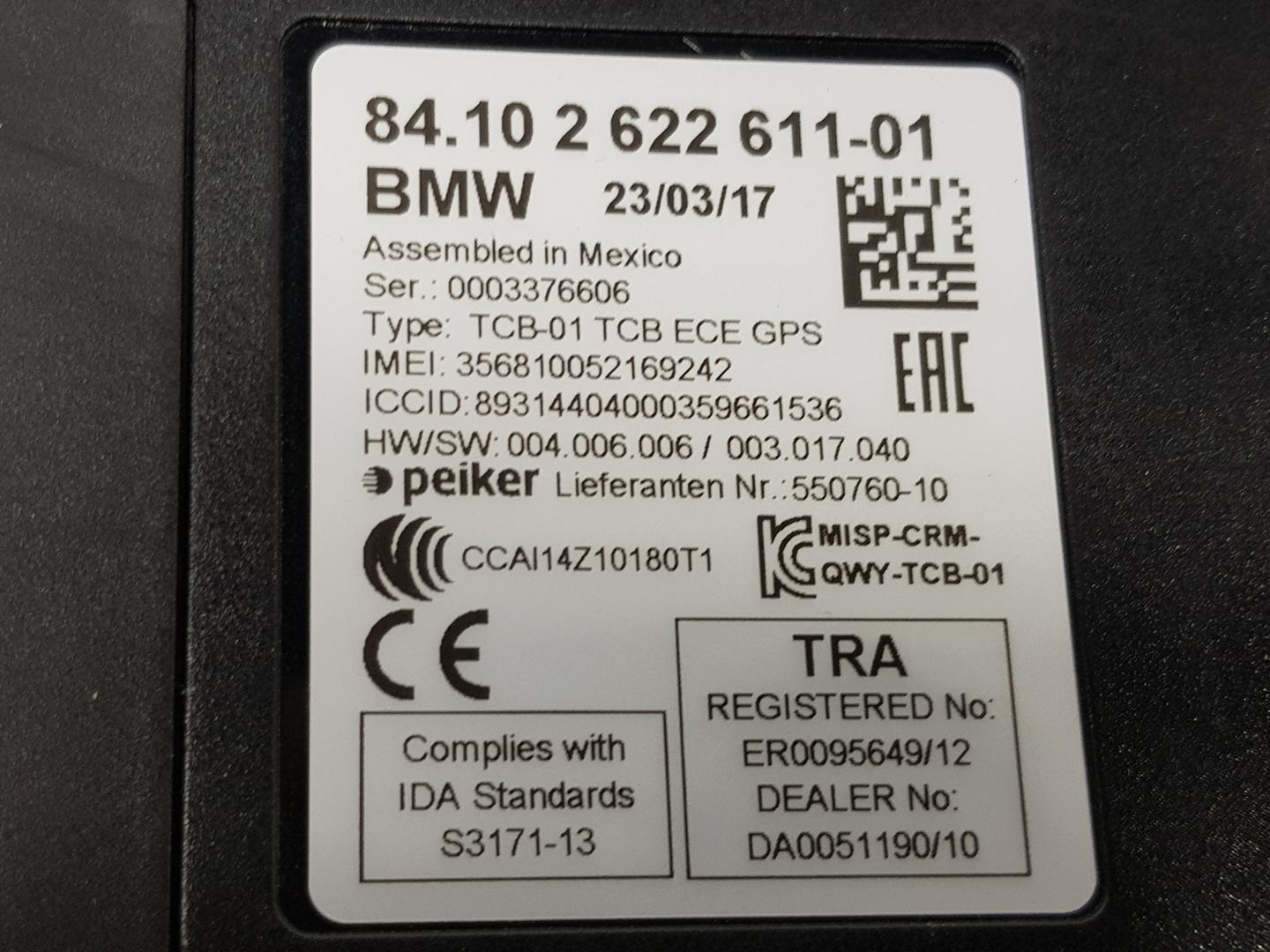 BMW 2 Series Grand Tourer F46 (2018-2023) Kiti valdymo blokai 84102622611, 9362848 24250614