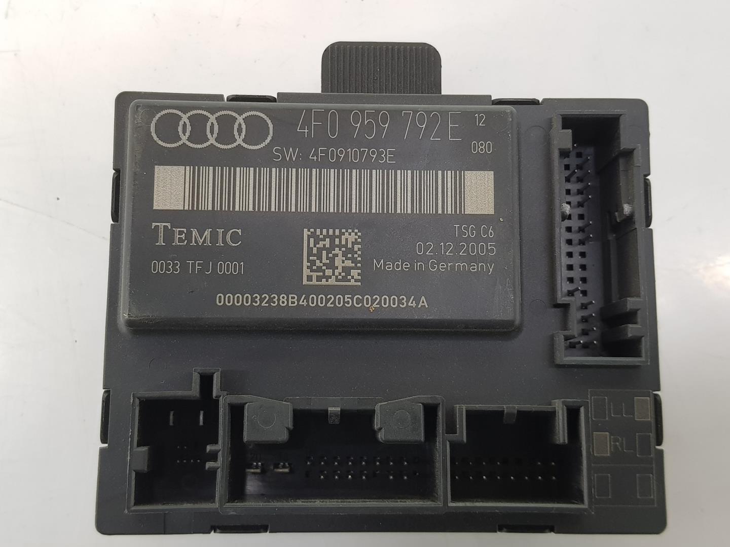 AUDI A6 C6/4F (2004-2011) Muut ohjausyksiköt 4F0959792E,4F0959792E 19810695