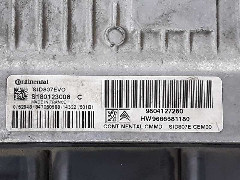 PEUGEOT 308 T9 (2013-2021) Блок керування двигуном ECU 9804127280,9804127280 19693734