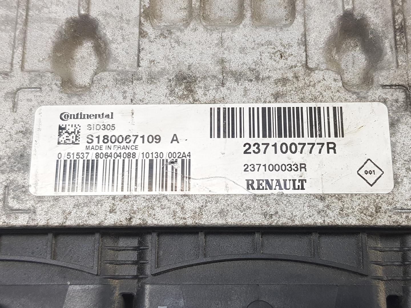 RENAULT Scenic 3 generation (2009-2015) Блок управления двигателем 237100777R, 237100777R 24207586