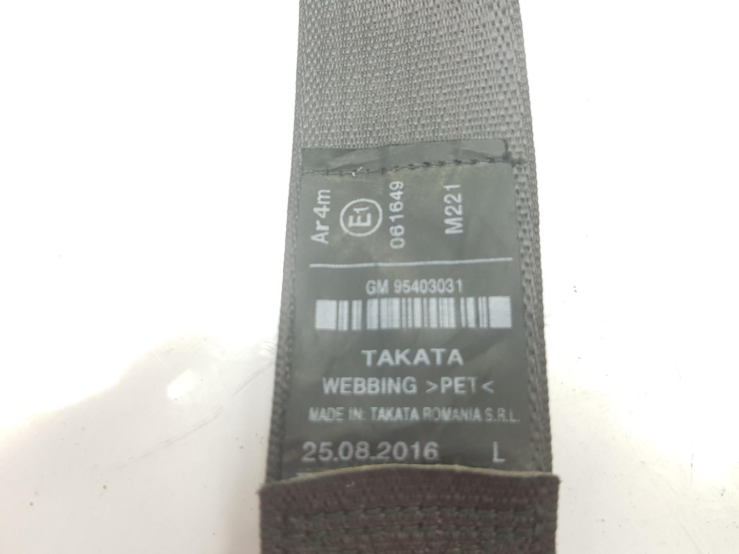 OPEL Mokka 1 generation (2012-2015) Rear Left Seatbelt 95403031, 42469714 20462446