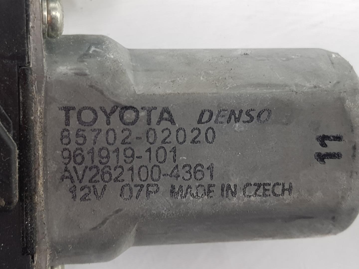 TOYOTA Avensis T27 1 generation (2006-2012) Moteur de lève-vitre de porte avant gauche 8570202020, 8570202020 23364277