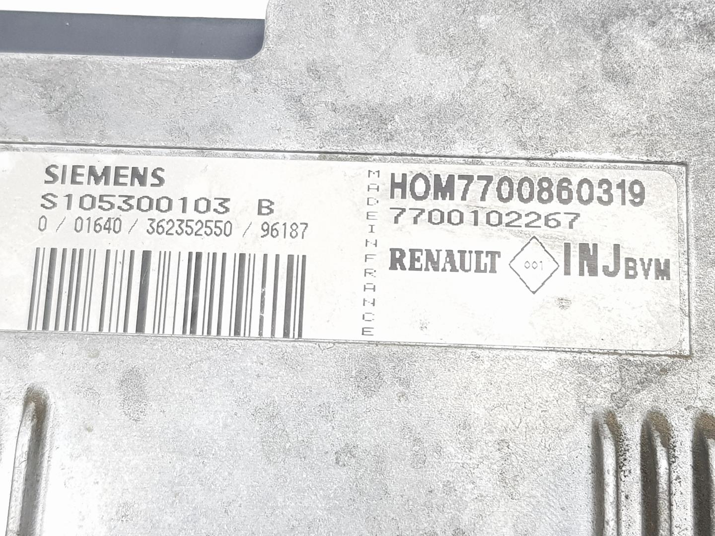 RENAULT Megane 1 generation (1995-2003) Блок управления двигателем 7700102267, 7700102267 24232426