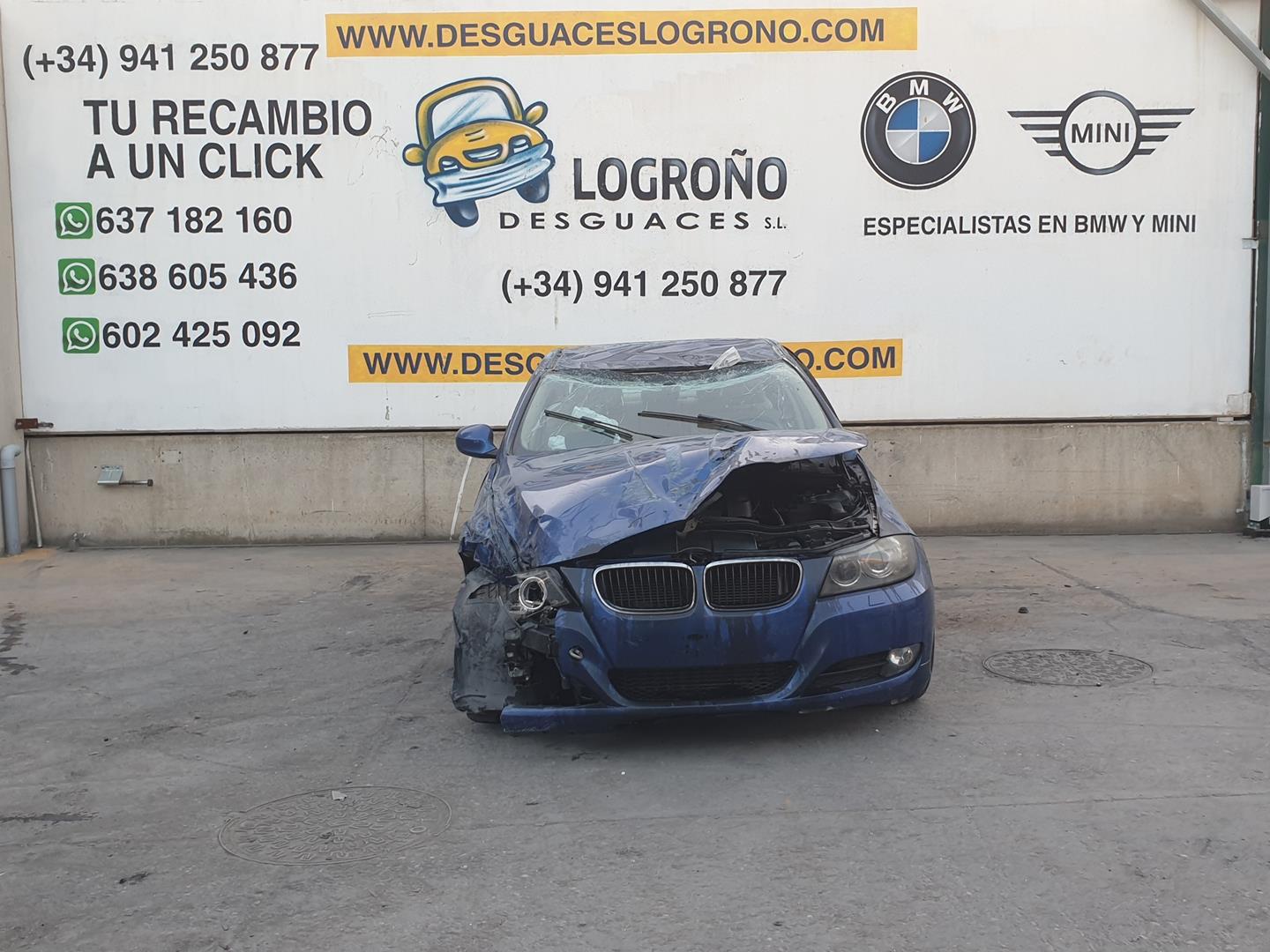 BMW 3 Series E90/E91/E92/E93 (2004-2013) Rear Right Door 41007203648, 7203648, COLORAZULA51 19924534