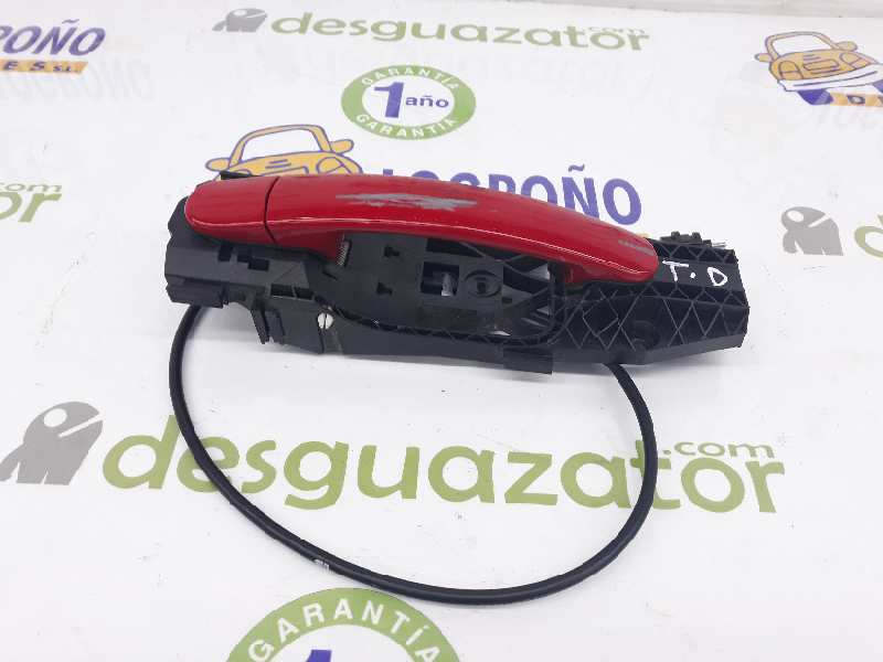 SEAT Ibiza 4 generation (2008-2017) Rear Left Door Exterior Handle 5N0839885H, ROJO 19597036