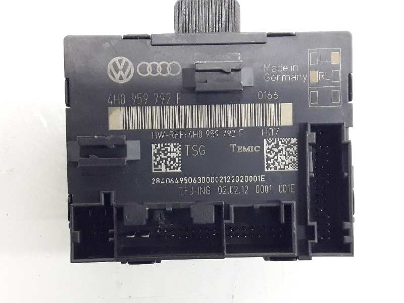 VOLKSWAGEN Touareg 2 generation (2010-2018) Citau veidu vadības bloki 4H0959792F, 4H0959792F 19656664