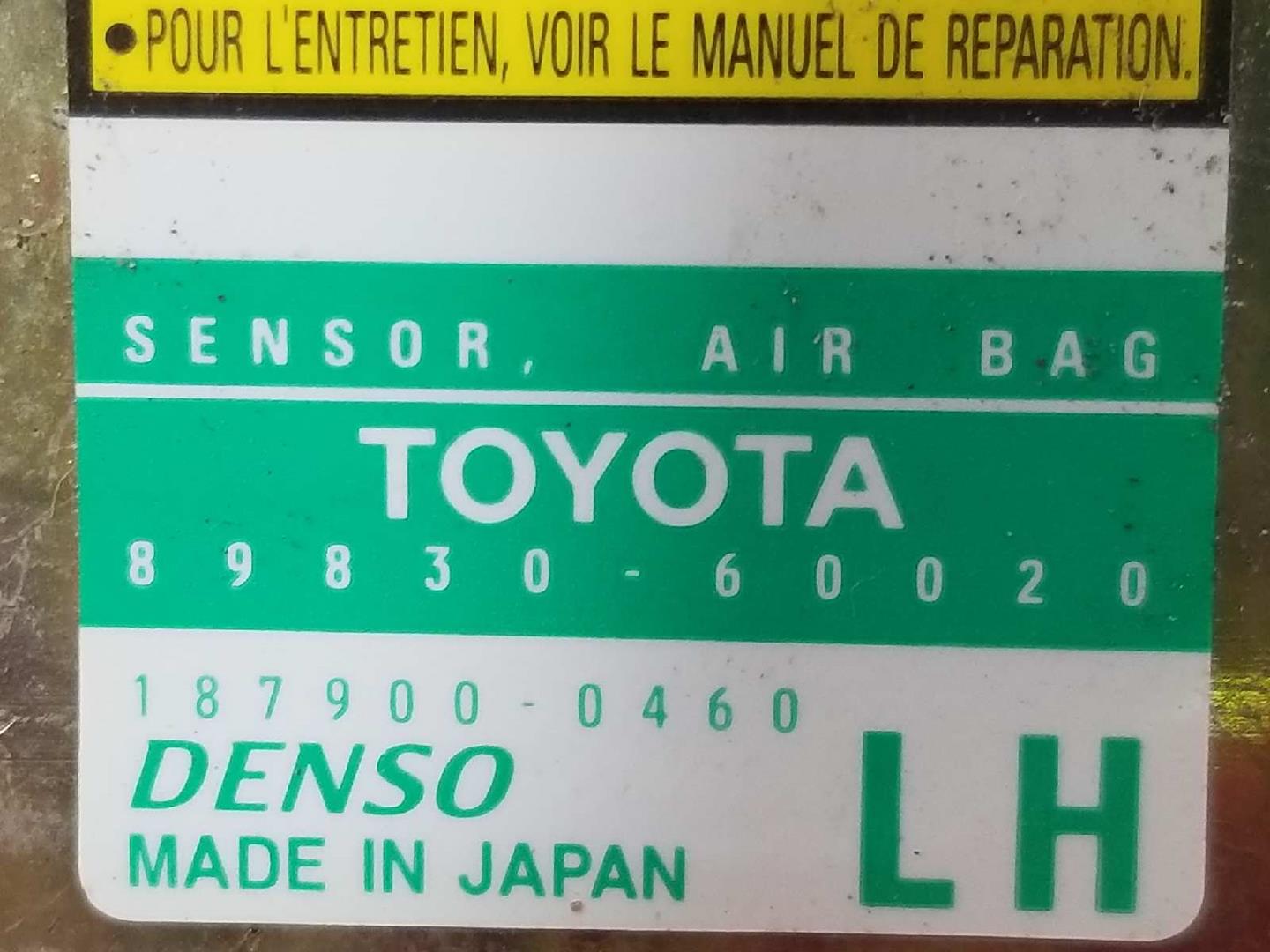 TOYOTA Land Cruiser 70 Series (1984-2024) Датчик удара передний левый 8983060020, 1879000460, 8983060020 19758696