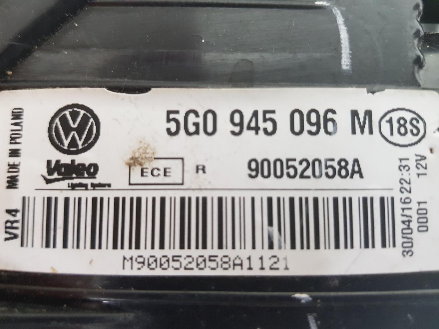 VOLKSWAGEN Golf 7 generation (2012-2024) Права задня фара 5G0945096M,5G0945096M 24191911