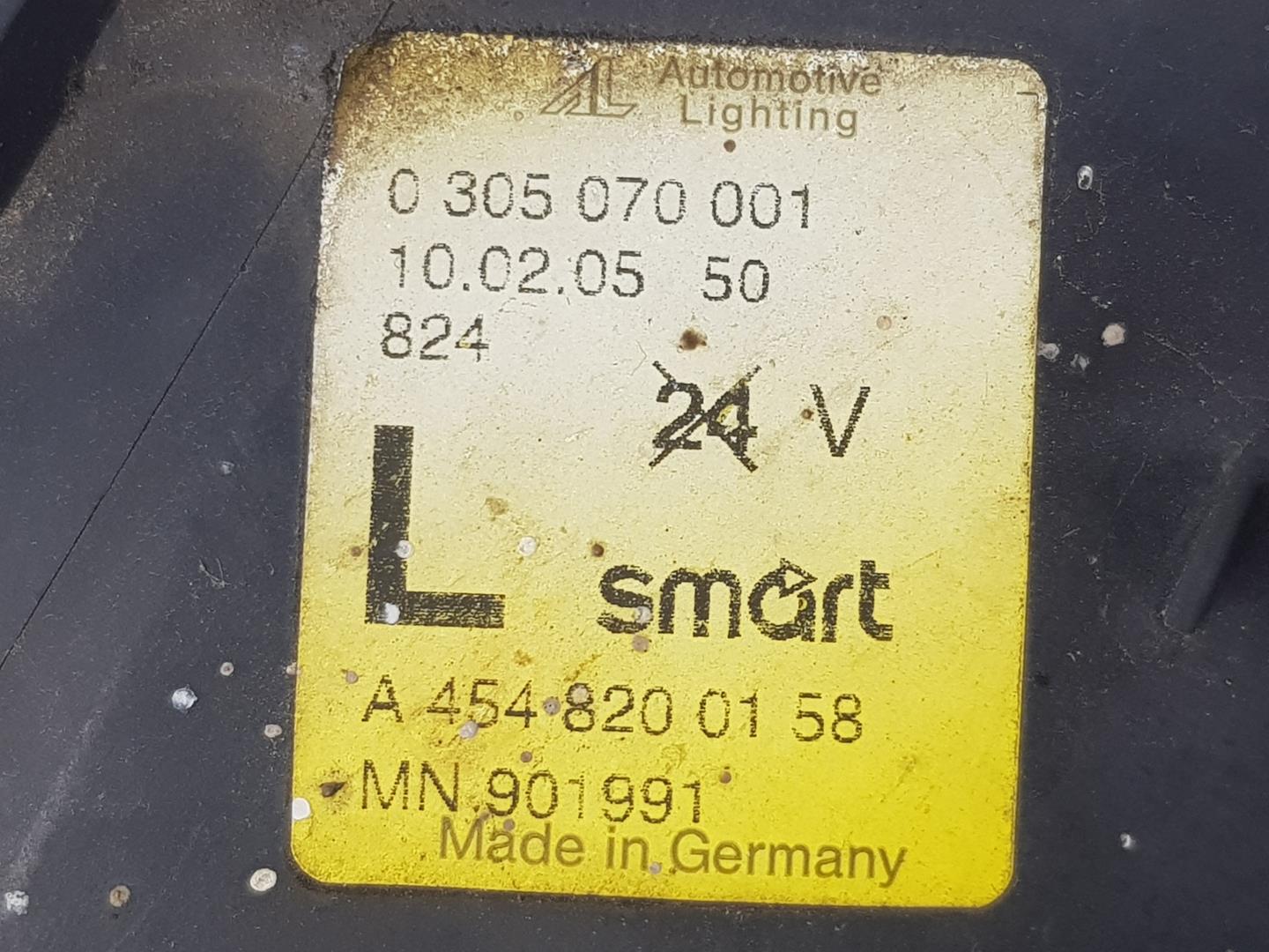 SMART Forfour 1 generation (2004-2006) Левая противотуманка переднего бампера A4548200158,A4548200320 23748456