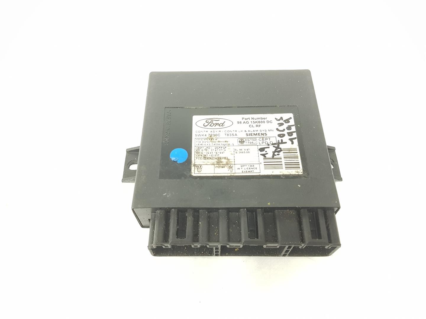 FORD Focus 1 generation (1998-2010) Other Control Units 98AG15K600DC,5WK47230C 19803525