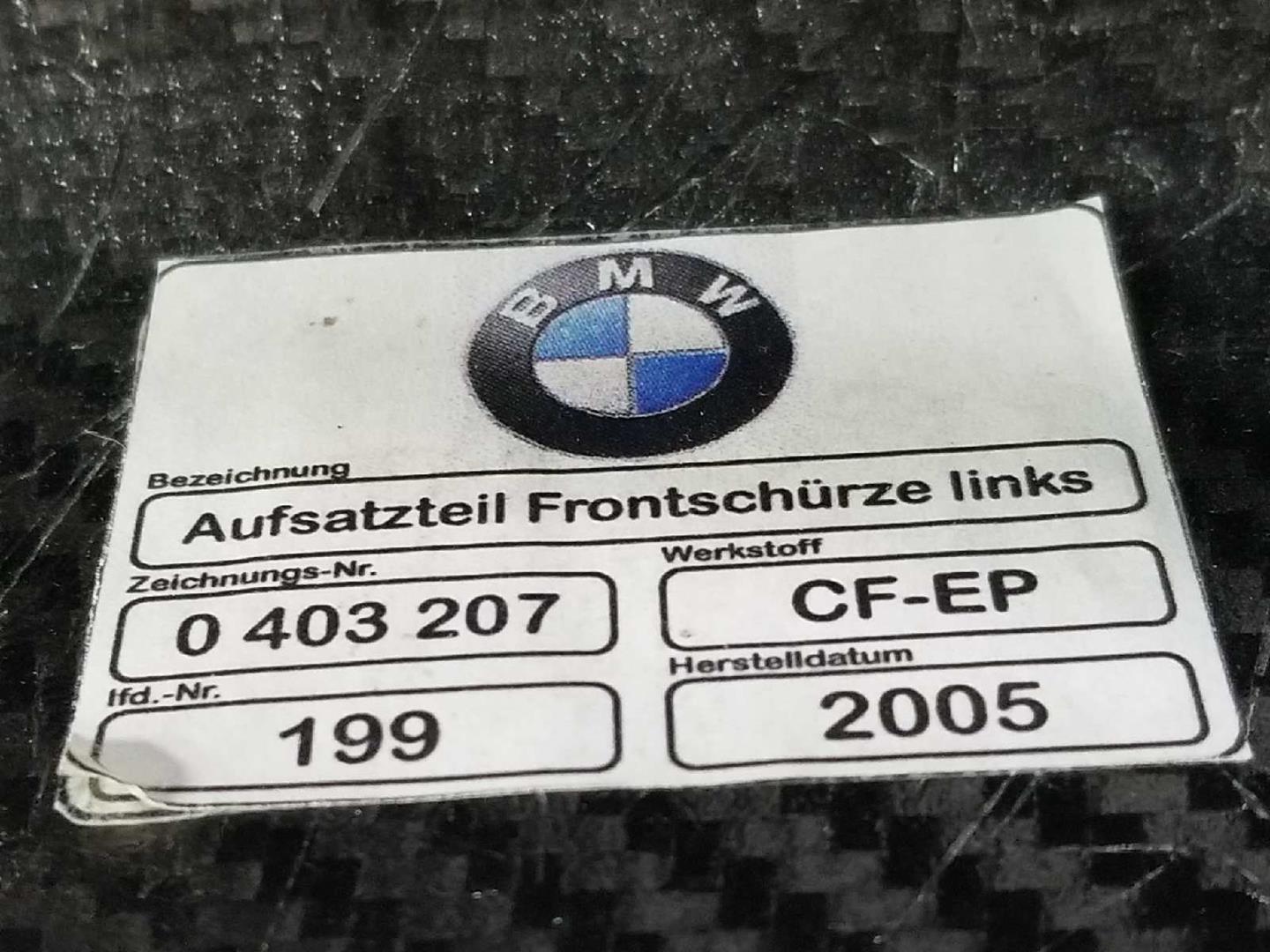 BMW 3 Series E90/E91/E92/E93 (2004-2013) Front Bumper Lip 51190403207 19722474