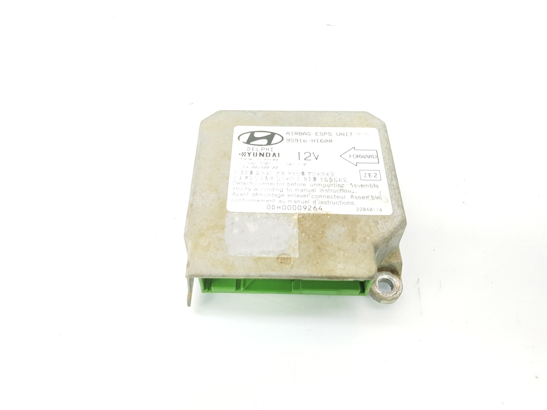 Centralita airbag J3 95910H1600 de Hyundai Terracan 2001-2007 150 CV con 169920 km - pieza usada