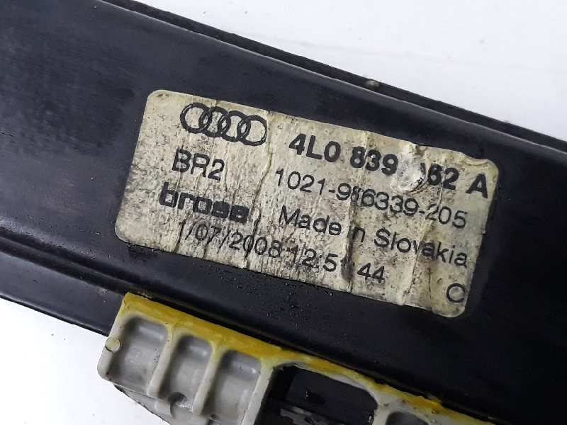 AUDI Q7 4L (2005-2015) Bageste højre dør vinduesregulator 4L0839462A, 4L0839462D 19651402