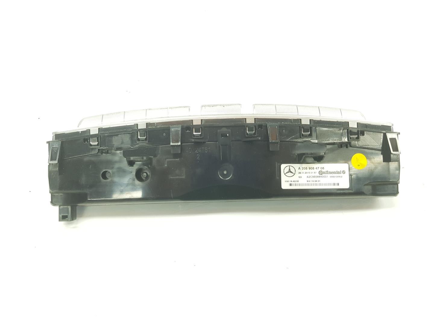 MERCEDES-BENZ C-Class W205/S205/C205 (2014-2023) Climate  Control Unit A2059058105, A2059054706 19777166