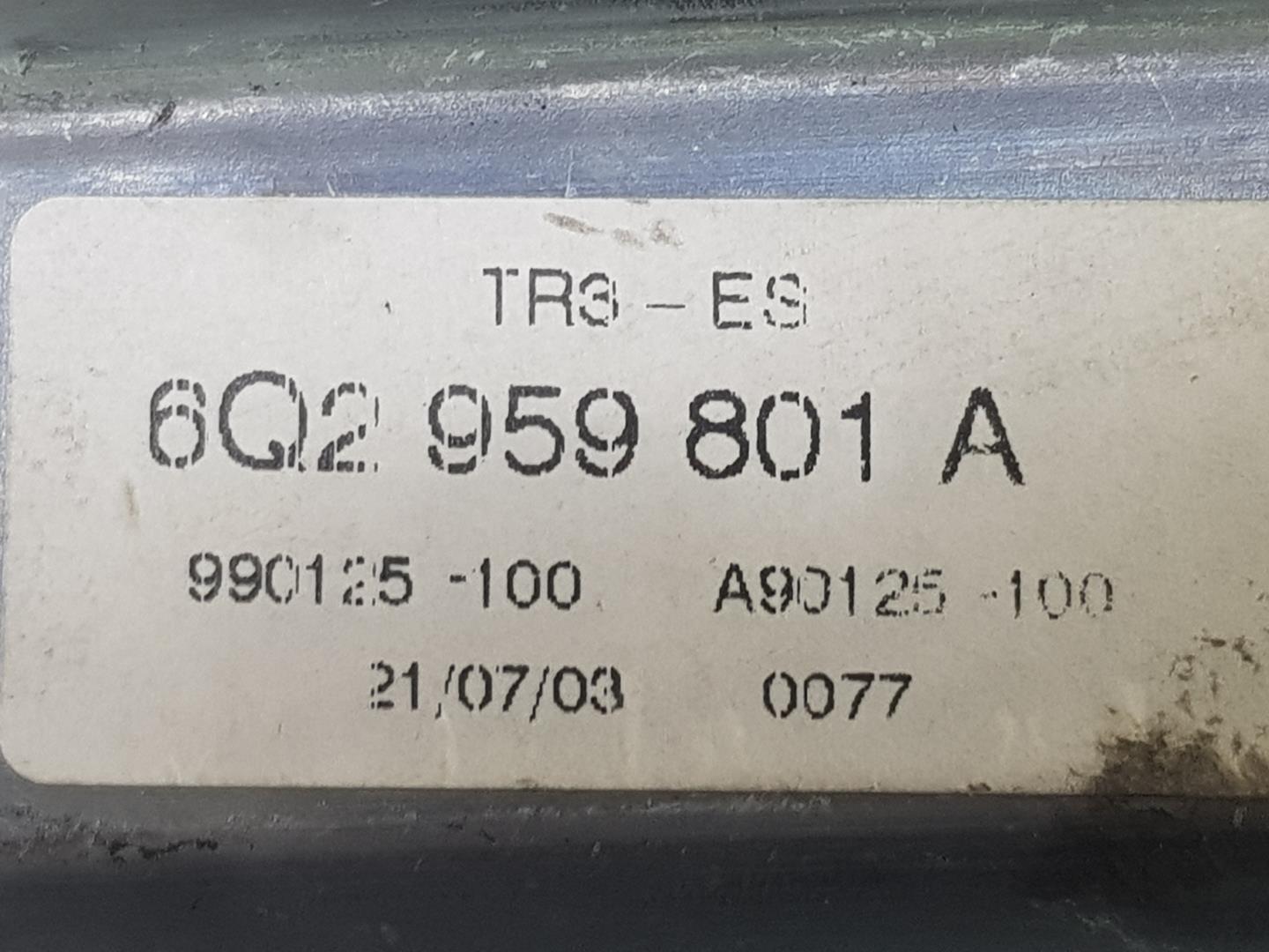 SEAT Cordoba 2 generation (1999-2009) Front Right Door Window Control Motor 6Q2959801A, 6Q2959801A, SOLOMOTOR 19862243