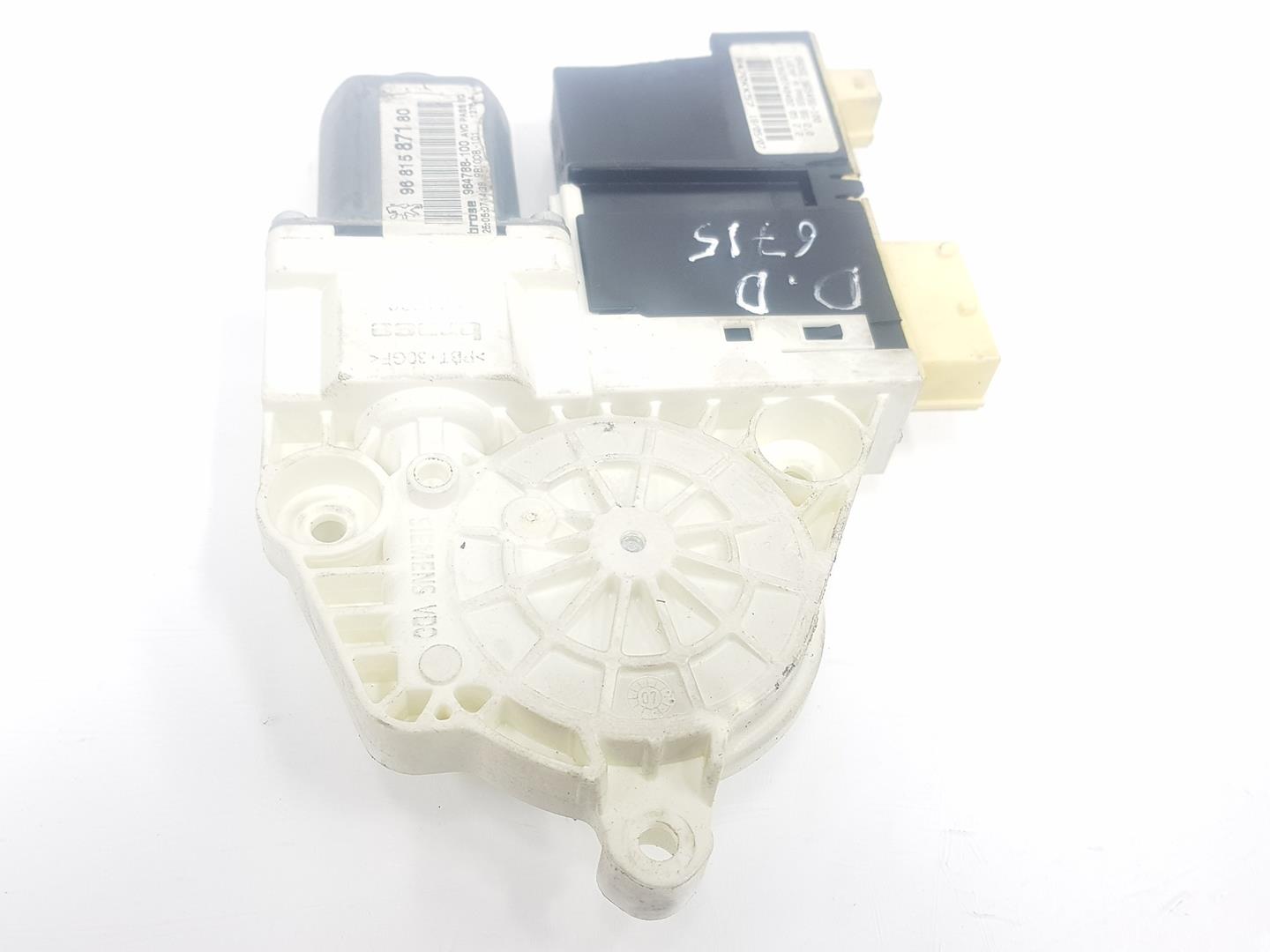 PEUGEOT 307 1 generation (2001-2008) Front Right Door Window Control Motor 9222S4, 9222S4 22734256