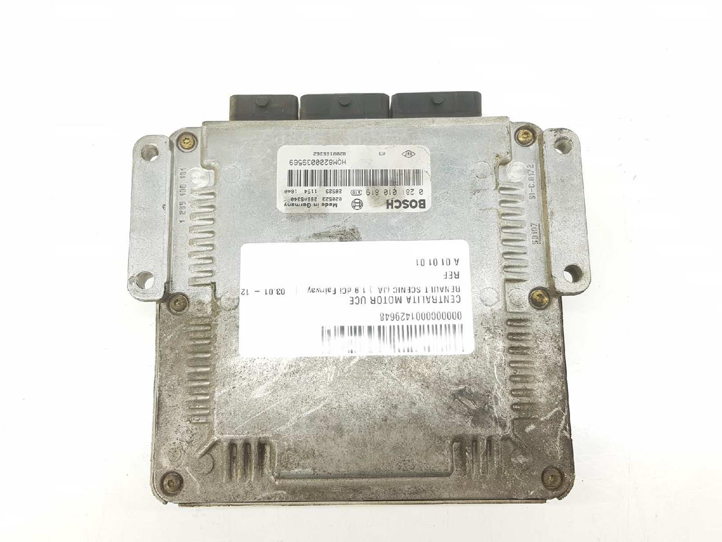 RENAULT Scenic 1 generation (1996-2003) Engine Control Unit ECU 0281010819 19733666