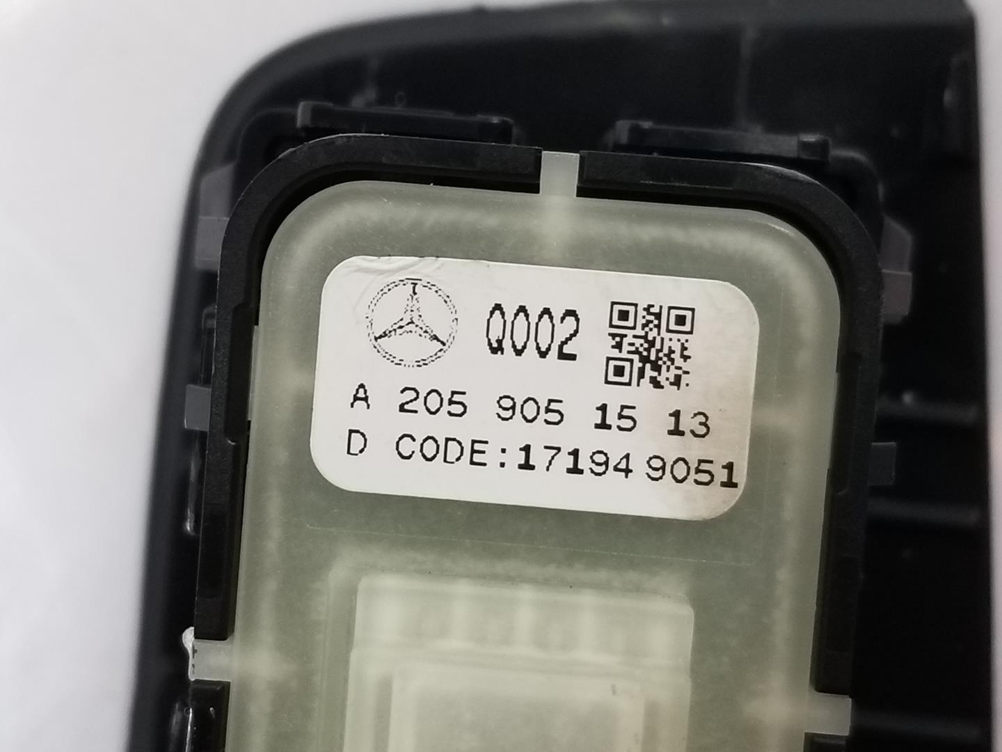 MERCEDES-BENZ C-Class W205/S205/C205 (2014-2023) Rear Right Door Window Control Switch A2059051513, A2059051513, 1141CB2222DL 19935521