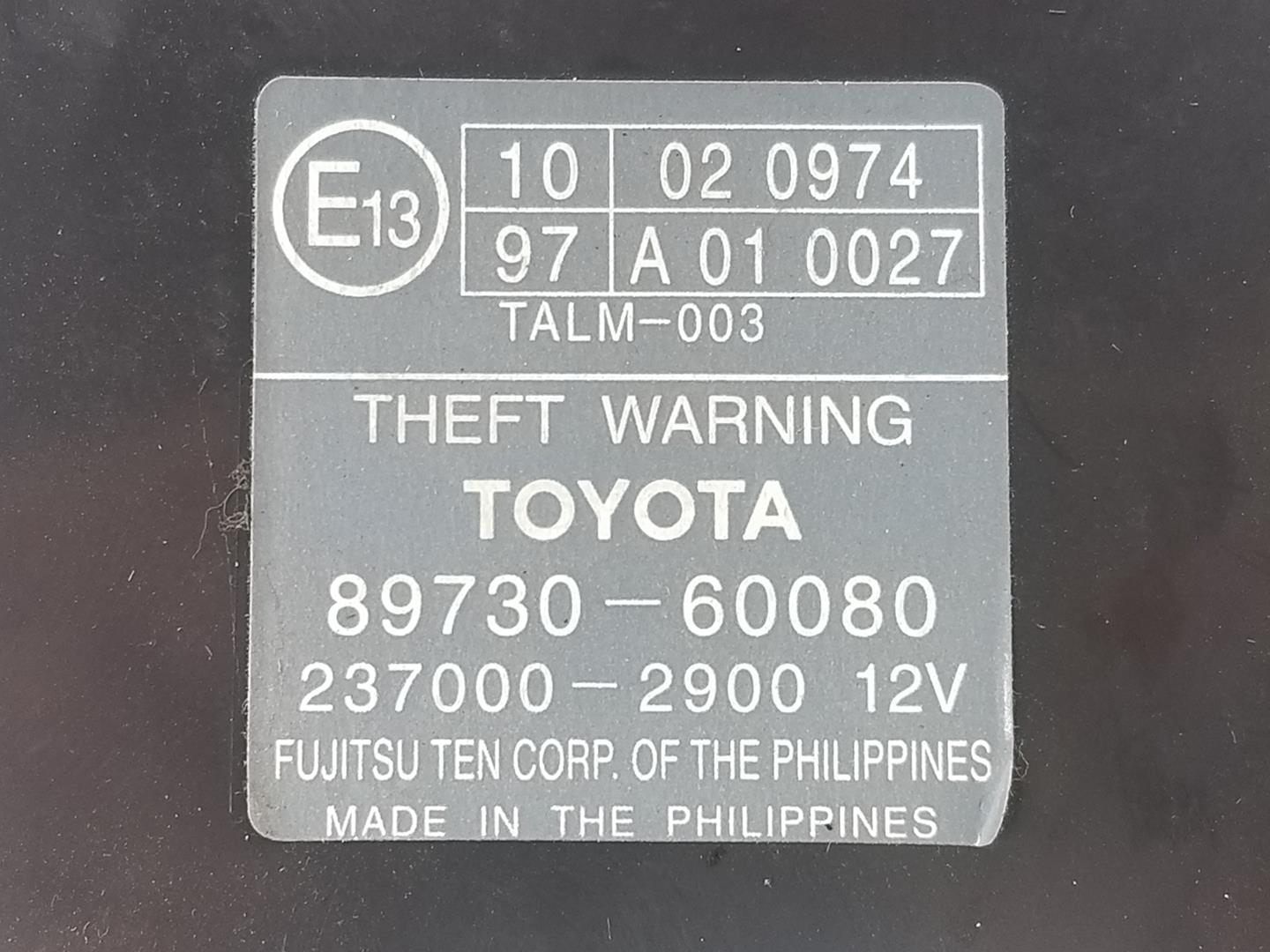 TOYOTA Land Cruiser 70 Series (1984-2024) Kiti valdymo blokai 8973060080, 8973060080 24172236