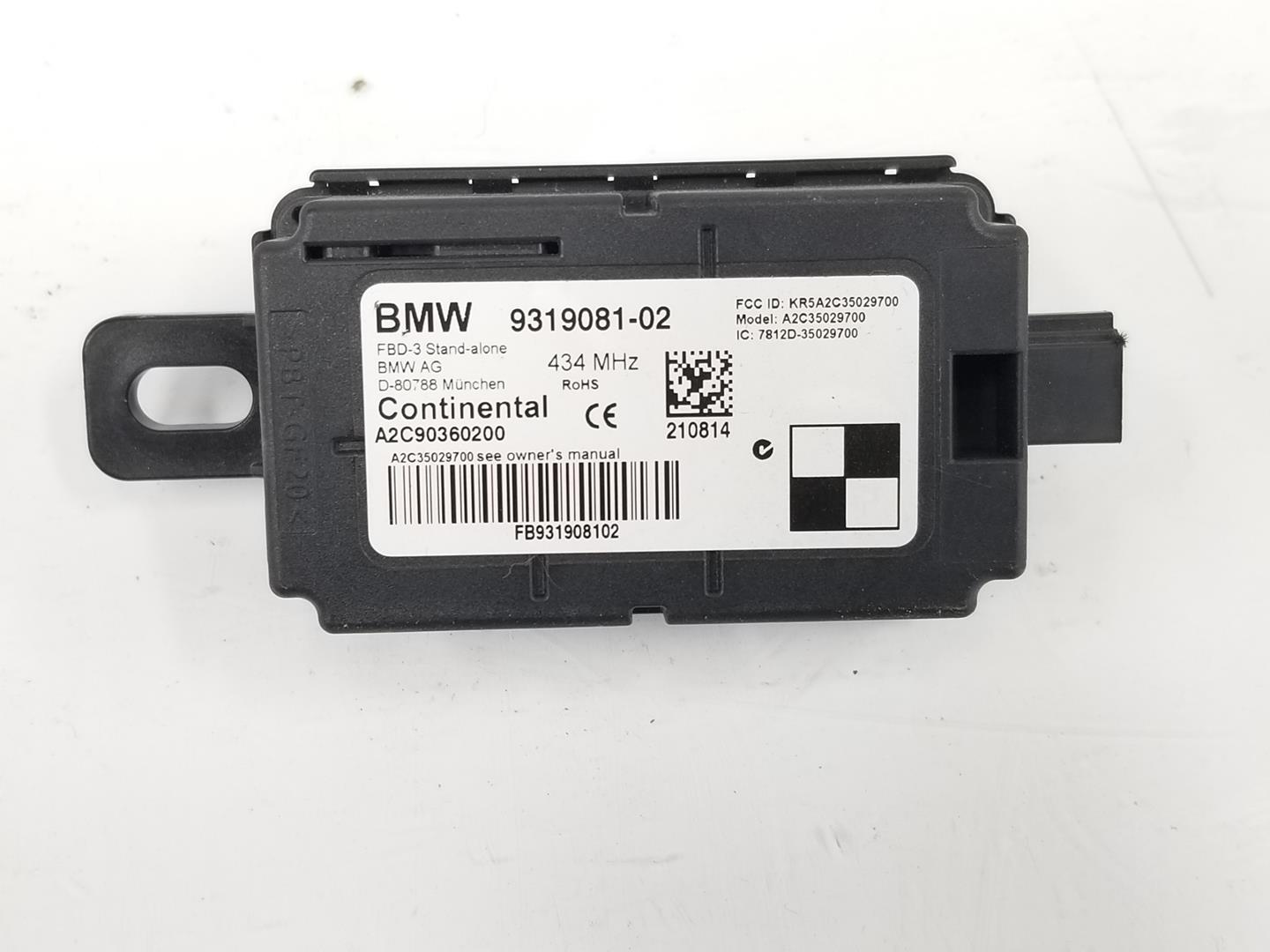 BMW M4 F82/F83 (2013-2020) Other Control Units 9319081, 9319081 24139161