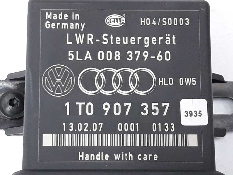 VOLKSWAGEN Golf 5 generation (2003-2009) Headlight Control Unit 1T0907357, 1T0907357 19910289