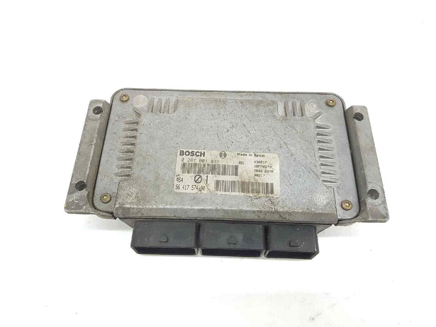 CITROËN Saxo 2 generation (1996-2004) Motorkontrollenhet ECU 9641757480 19681098