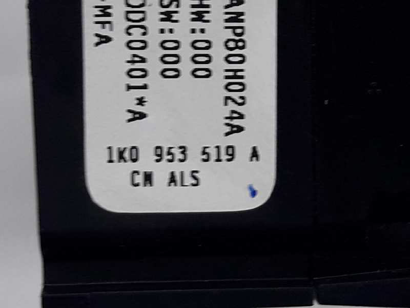 VOLKSWAGEN Caddy 3 generation (2004-2015) Indicator Wiper Stalk Switch 1K0953519A, 1K0953519J 19639008