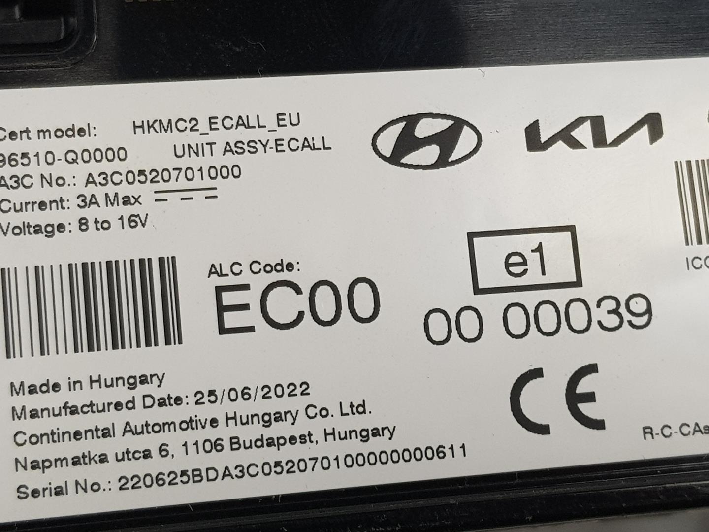 HYUNDAI i20 IB (2 generation) (2014-2020) Alte unități de control 96510Q000,96510Q000 24212809