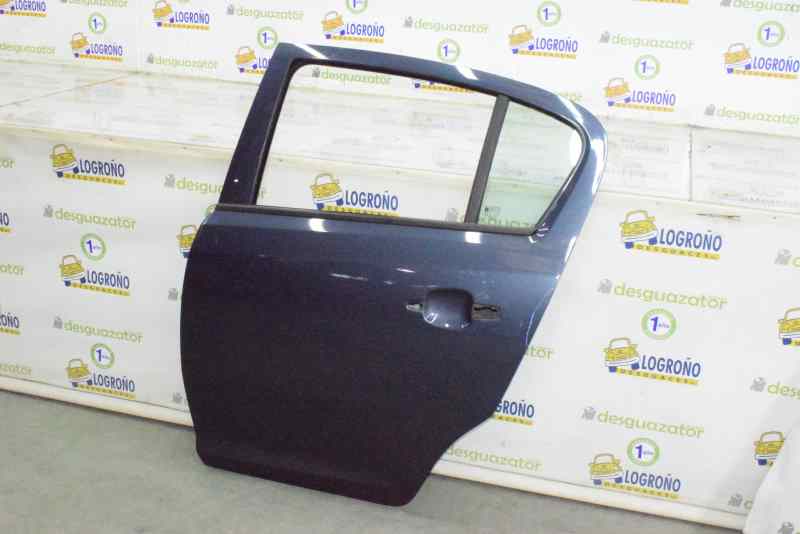 OPEL Corsa D (2006-2020) Aizmugurējās kreisās durvis 93189342, 93189342, AZULOSCURO 24547585