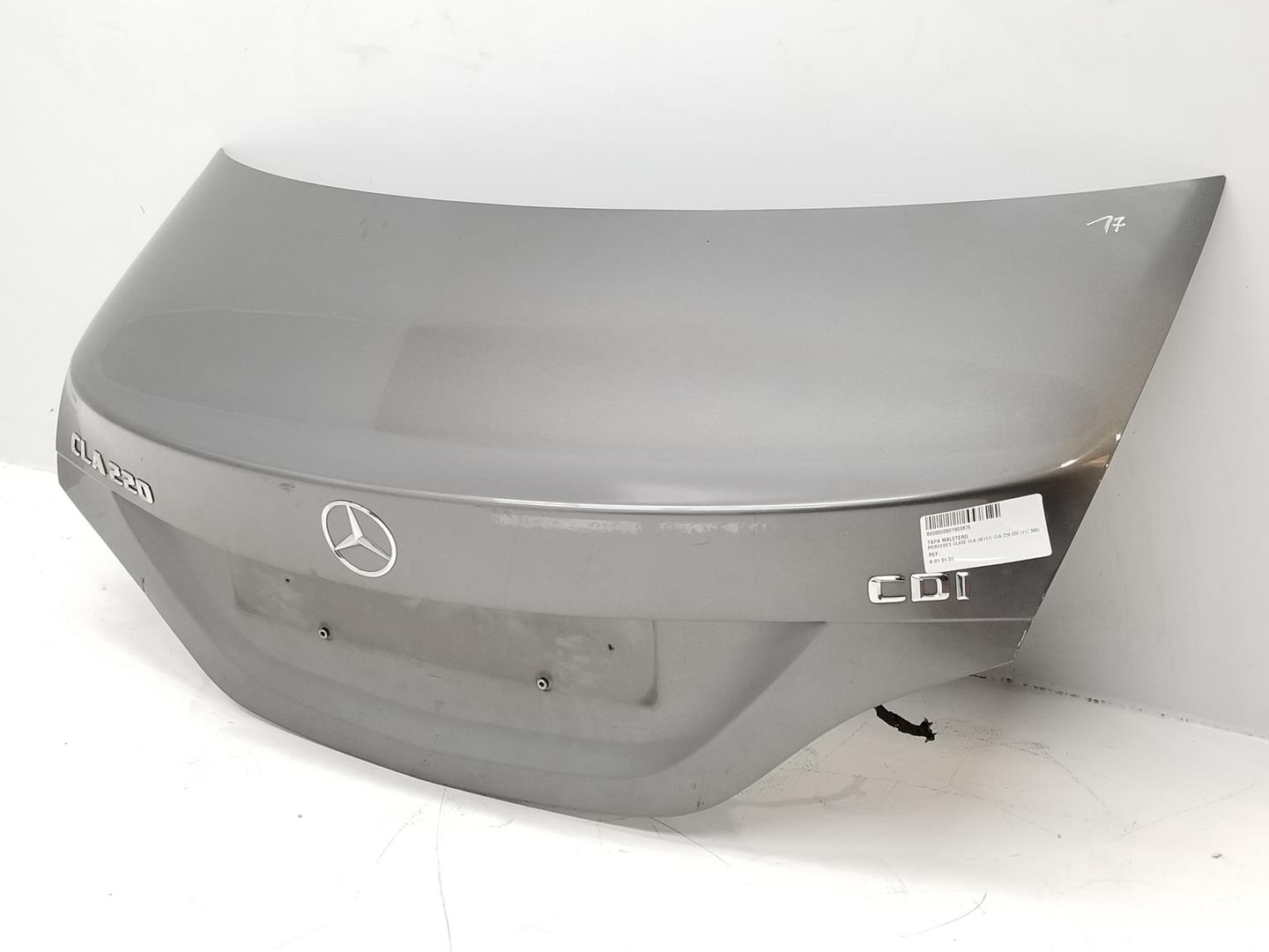 MERCEDES-BENZ CLA-Class C117 (2013-2016) Bootlid Rear Boot A1177500075, COLORGRISOSCURO, 1141CB2222DL 24174045