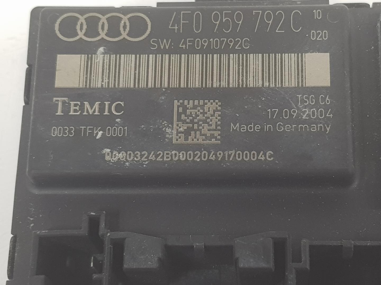 AUDI A6 C6/4F (2004-2011) Autres unités de contrôle 4F0959792C,4F0910792C,MODULOCONFORT 19921261