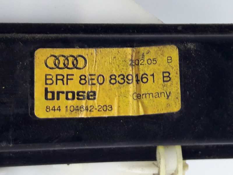 AUDI A4 B7/8E (2004-2008) Jobb hátsó ajtó ablakemelője 8E0839461B,8E0839461C,844104642203 19619278